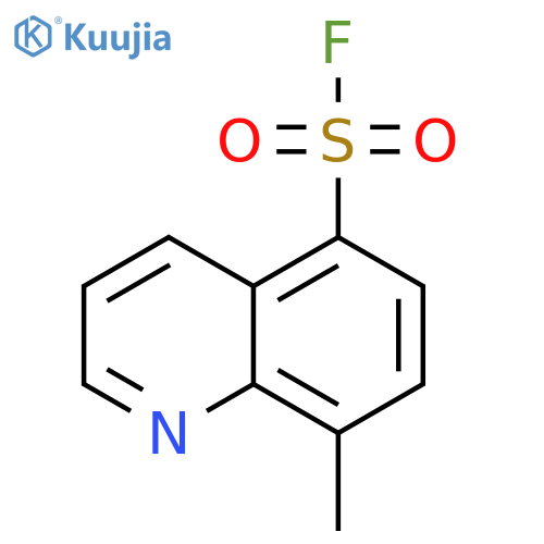 8-methylquinoline-5-sulfonyl fluoride structure