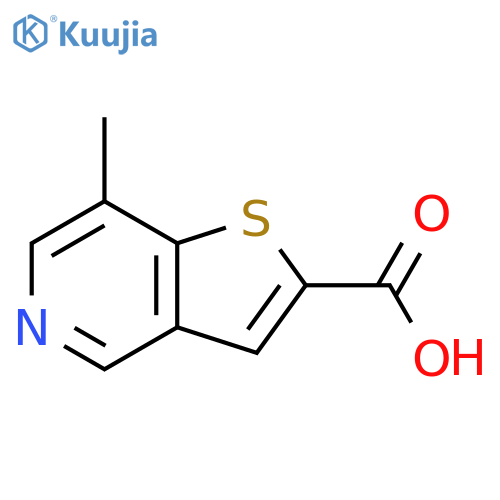 7-Methylthieno[3,2-c]pyridine-2-carboxylic acid structure