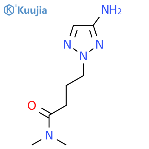 4-(4-amino-2H-1,2,3-triazol-2-yl)-N,N-dimethylbutanamide structure