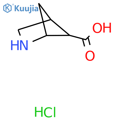 2-azabicyclo2.1.1hexane-5-carboxylic acid hydrochloride structure