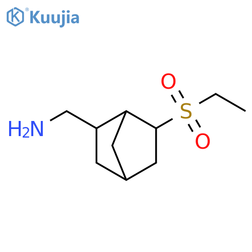 Bicyclo[2.2.1]heptane-2-methanamine, 6-(ethylsulfonyl)- structure
