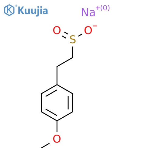 Sodium 2-(4-methoxyphenyl)ethane-1-sulfinate structure