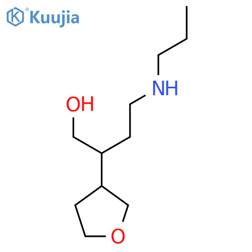 2-(Oxolan-3-yl)-4-(propylamino)butan-1-ol structure