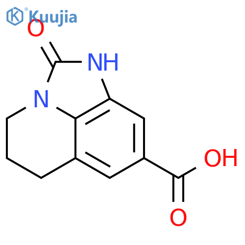 4H-Imidazo[4,5,1-ij]quinoline-8-carboxylic acid, 1,2,5,6-tetrahydro-2-oxo- structure