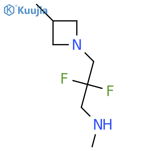 [2,2-Difluoro-3-(3-methylazetidin-1-yl)propyl](methyl)amine structure