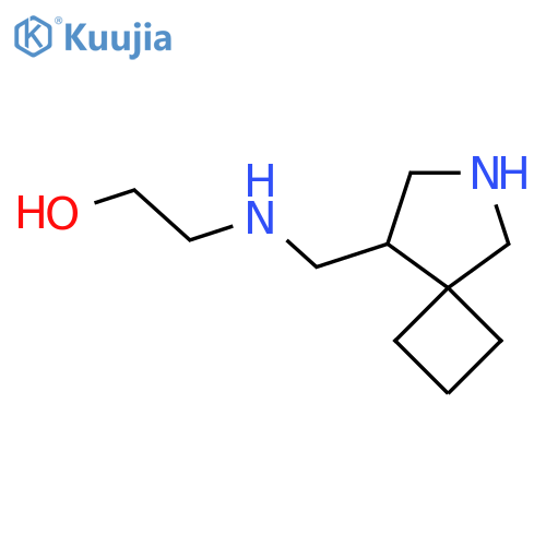 2-({6-azaspiro3.4octan-8-yl}methyl)aminoethan-1-ol structure