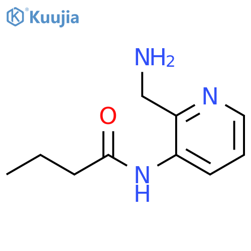 Butanamide, N-[2-(aminomethyl)-3-pyridinyl]- structure