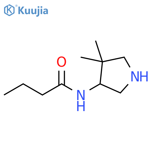 Butanamide, N-(4,4-dimethyl-3-pyrrolidinyl)- structure