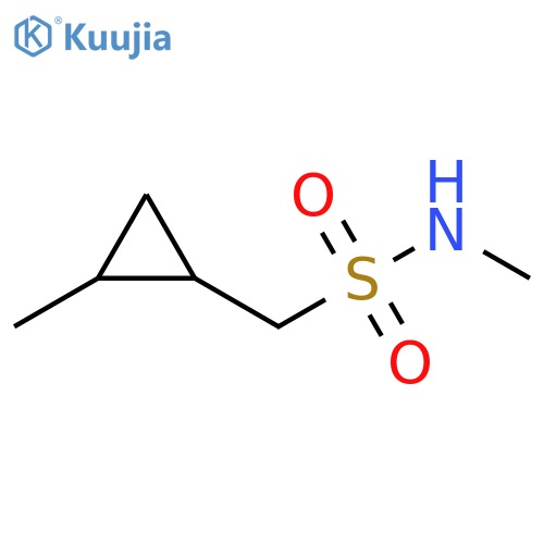 Cyclopropanemethanesulfonamide, N,2-dimethyl- structure