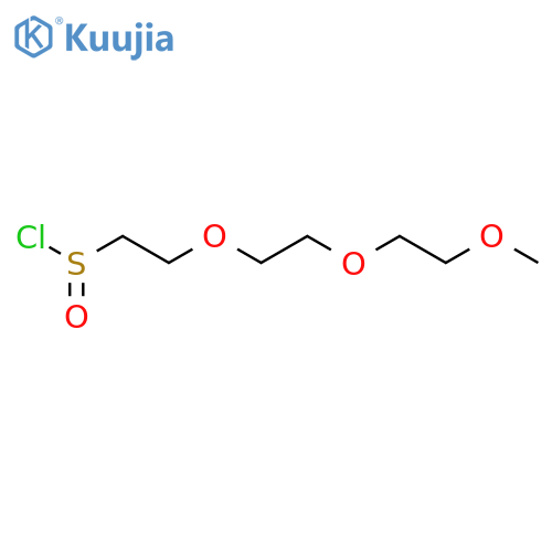 2-[2-(2-Methoxyethoxy)ethoxy]ethane-1-sulfinyl chloride structure
