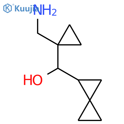 Spiro[2.2]pentane-1-methanol, α-[1-(aminomethyl)cyclopropyl]- structure