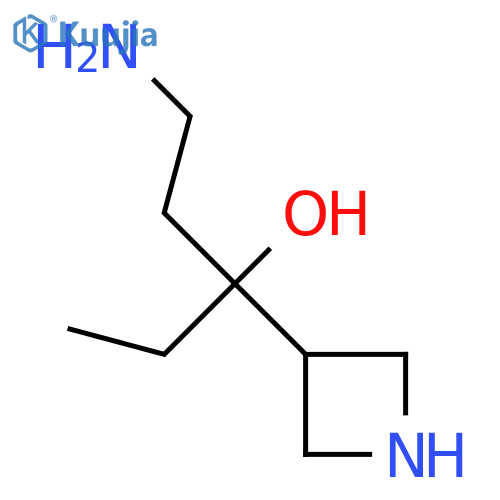 3-Azetidinemethanol, α-(2-aminoethyl)-α-ethyl- structure