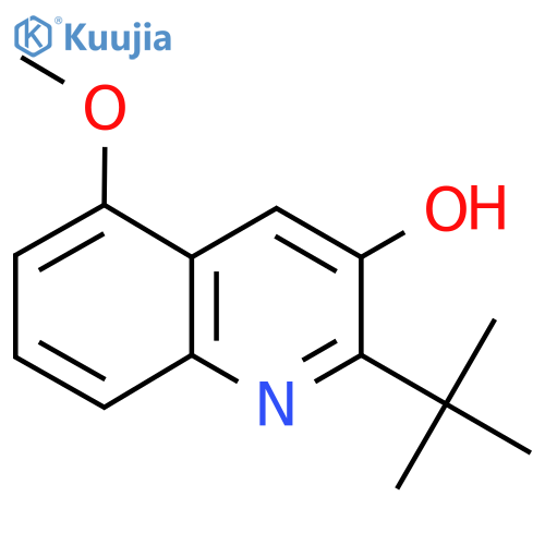 2-Tert-butyl-5-methoxyquinolin-3-ol structure