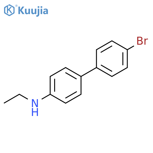 [1,1'-Biphenyl]-4-amine, 4'-bromo-N-ethyl- structure
