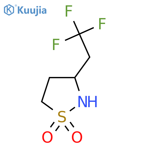 3-(2,2,2-Trifluoroethyl)-1lambda6,2-thiazolidine-1,1-dione structure