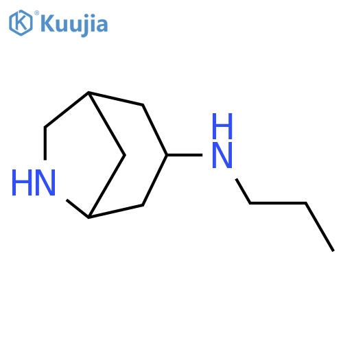 6-Azabicyclo[3.2.1]octan-3-amine, N-propyl- structure