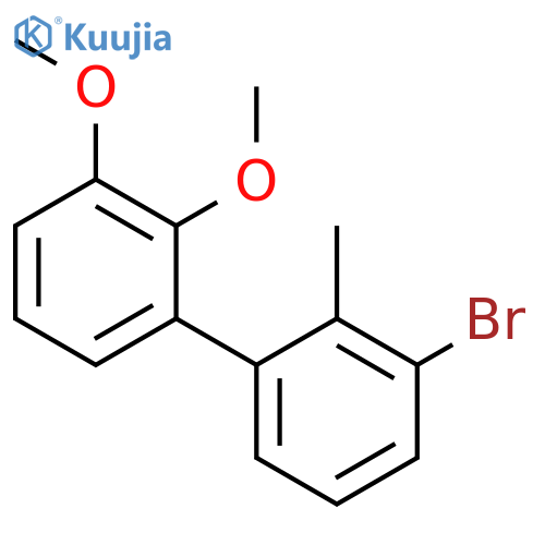 1,1'-Biphenyl, 3-bromo-2',3'-dimethoxy-2-methyl- structure