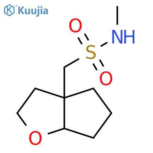 3aH-Cyclopenta[b]furan-3a-methanesulfonamide, hexahydro-N-methyl- structure