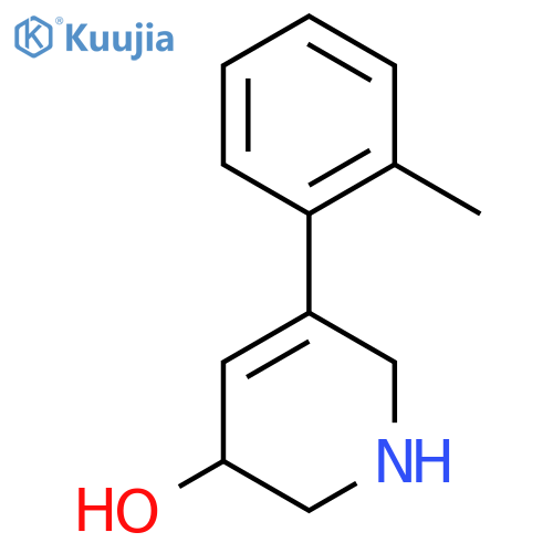 5-(2-Methylphenyl)-1,2,3,6-tetrahydropyridin-3-ol structure