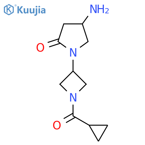 4-Amino-1-(1-cyclopropanecarbonylazetidin-3-yl)pyrrolidin-2-one structure
