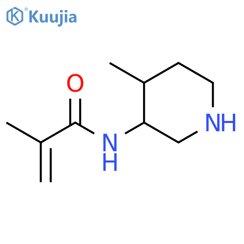 2-Propenamide, 2-methyl-N-(4-methyl-3-piperidinyl)- structure