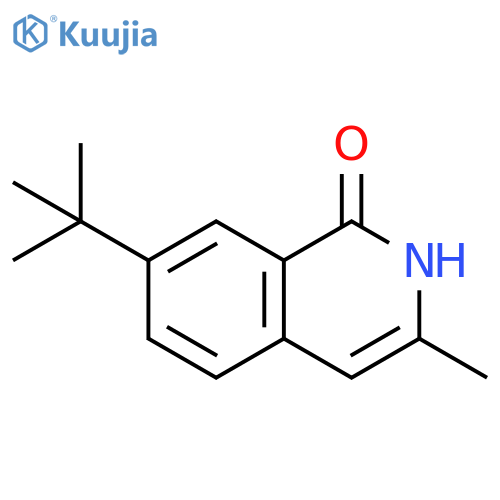 1(2H)-Isoquinolinone, 7-(1,1-dimethylethyl)-3-methyl- structure