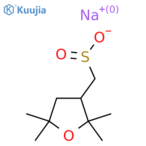 Sodium (2,2,5,5-tetramethyloxolan-3-yl)methanesulfinate structure