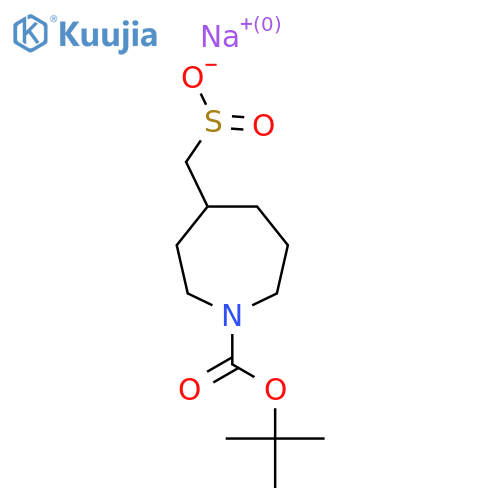 Sodium {1-[(tert-butoxy)carbonyl]azepan-4-yl}methanesulfinate structure