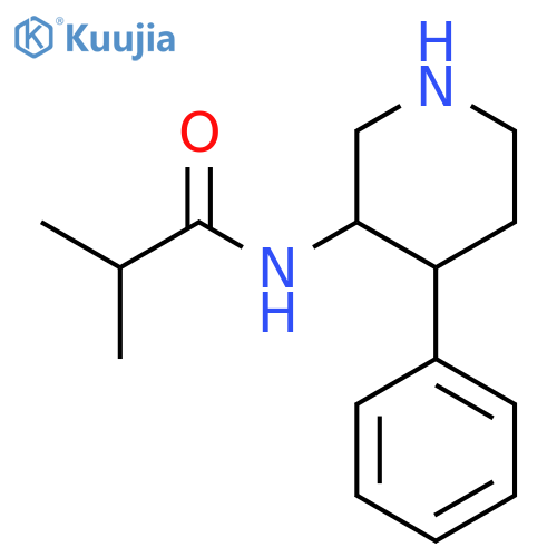 Propanamide, 2-methyl-N-(4-phenyl-3-piperidinyl)- structure