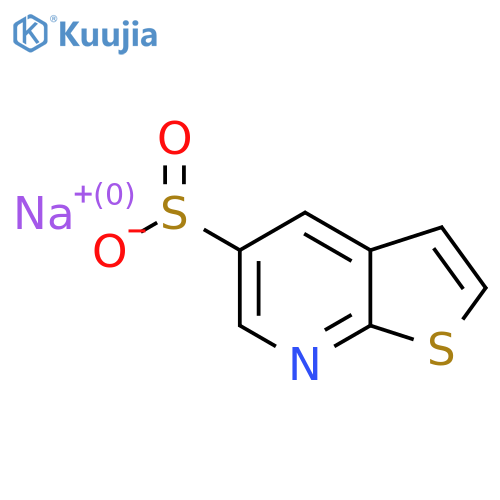 Sodium thieno[2,3-b]pyridine-5-sulfinate structure