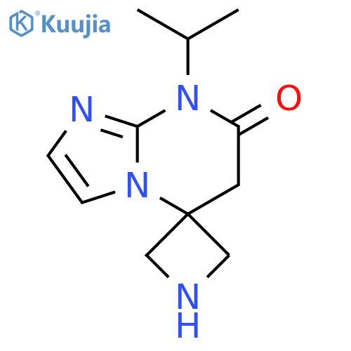 8'-(propan-2-yl)-7',8'-dihydro-6'H-spiroazetidine-3,5'-imidazo1,2-apyrimidine-7'-one structure