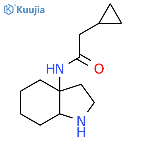 2-cyclopropyl-N-(octahydro-1H-indol-3a-yl)acetamide structure