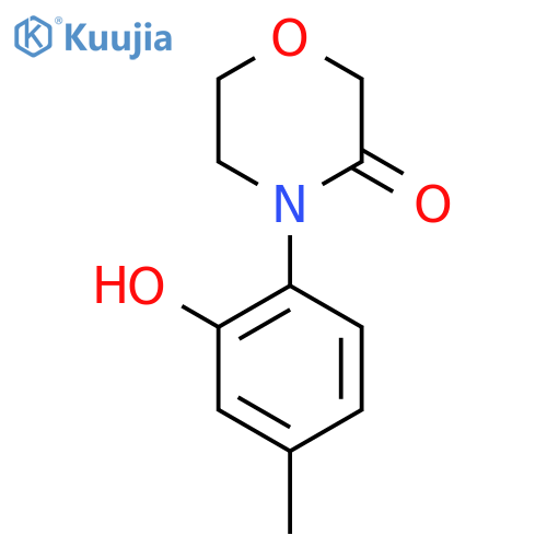 4-(2-hydroxy-4-methylphenyl)morpholin-3-one structure