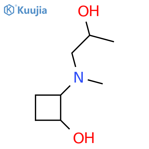 2-(2-hydroxypropyl)(methyl)aminocyclobutan-1-ol structure