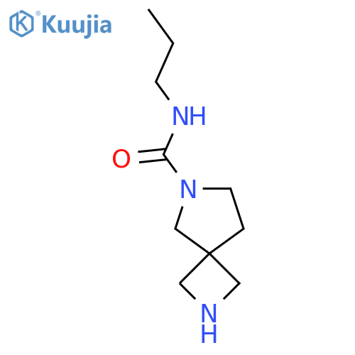 N-propyl-2,6-diazaspiro[3.4]octane-6-carboxamide structure
