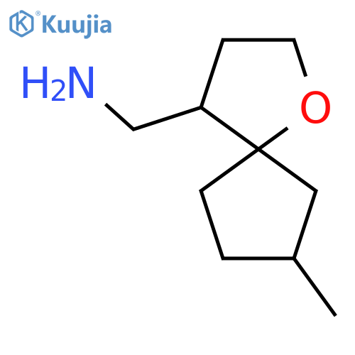 {7-Methyl-1-oxaspiro[4.4]nonan-4-yl}methanamine structure