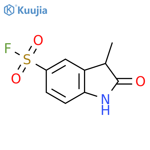 3-methyl-2-oxo-2,3-dihydro-1H-indole-5-sulfonyl fluoride structure