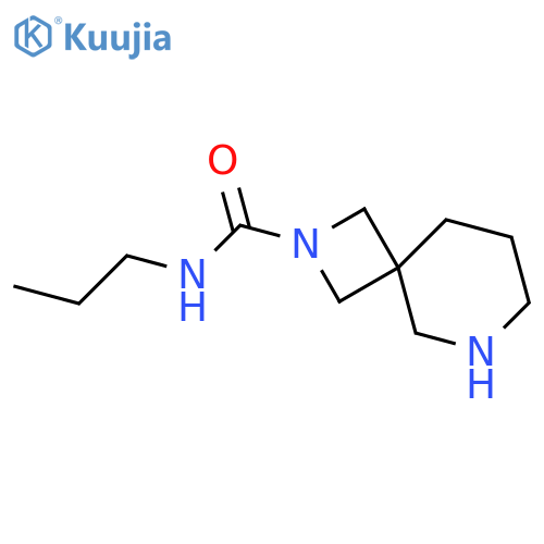 N-propyl-2,6-diazaspiro[3.5]nonane-2-carboxamide structure