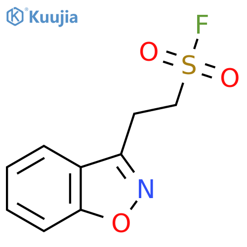 2-(1,2-Benzoxazol-3-yl)ethane-1-sulfonyl fluoride structure