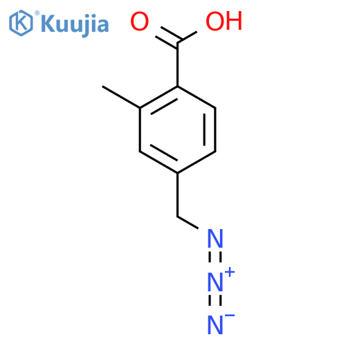 4-(Azidomethyl)-2-methylbenzoic acid structure