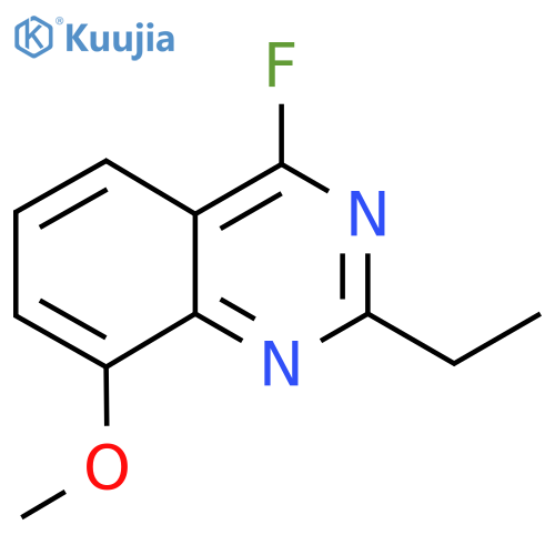 2-Ethyl-4-fluoro-8-methoxyquinazoline structure
