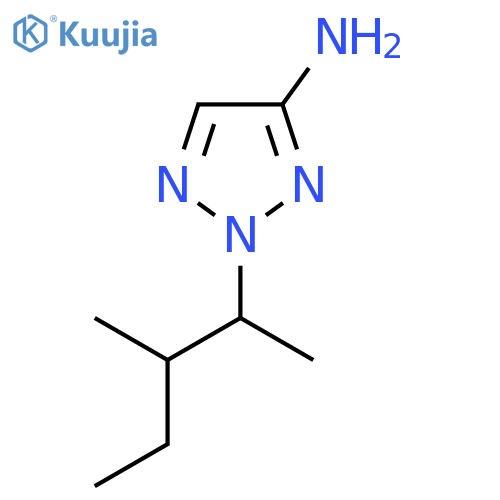 2-(3-methylpentan-2-yl)-2H-1,2,3-triazol-4-amine structure