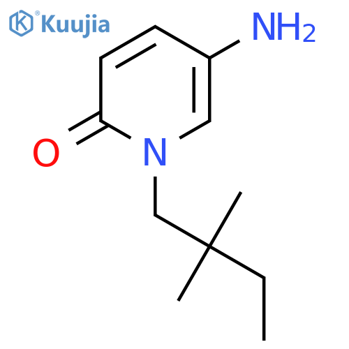 5-Amino-1-(2,2-dimethylbutyl)-1,2-dihydropyridin-2-one structure