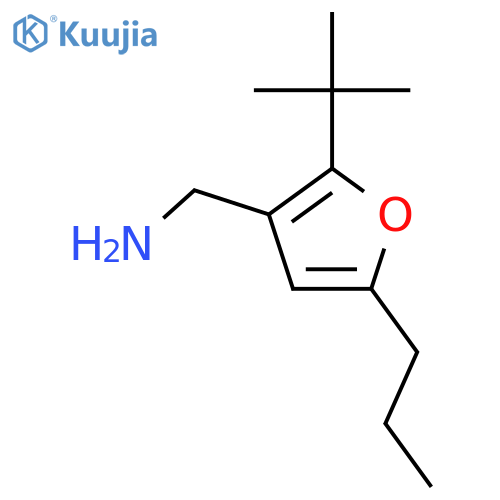(2-Tert-butyl-5-propylfuran-3-yl)methanamine structure