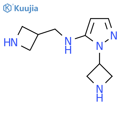 1-(azetidin-3-yl)-N-(azetidin-3-yl)methyl-1H-pyrazol-5-amine structure