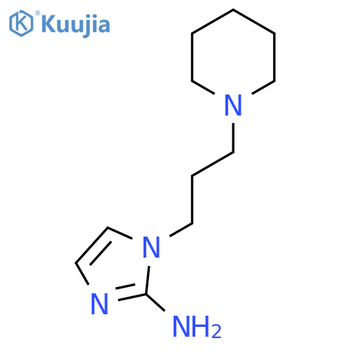 1-3-(piperidin-1-yl)propyl-1H-imidazol-2-amine structure