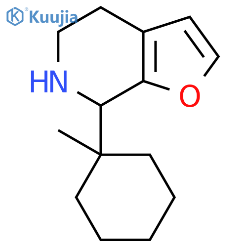 7-(1-methylcyclohexyl)-4H,5H,6H,7H-furo2,3-cpyridine structure