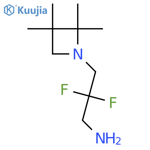 2,2-Difluoro-3-(2,2,3,3-tetramethylazetidin-1-yl)propan-1-amine structure