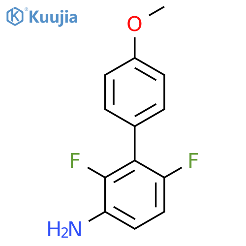 2,4-difluoro-3-(4-methoxyphenyl)aniline structure