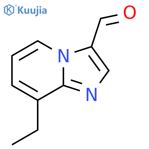 8-ethylimidazo1,2-apyridine-3-carbaldehyde structure